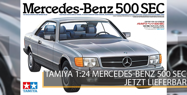 Tamiya 24029 - Mercedes-Benz 500 SEC - 1:24