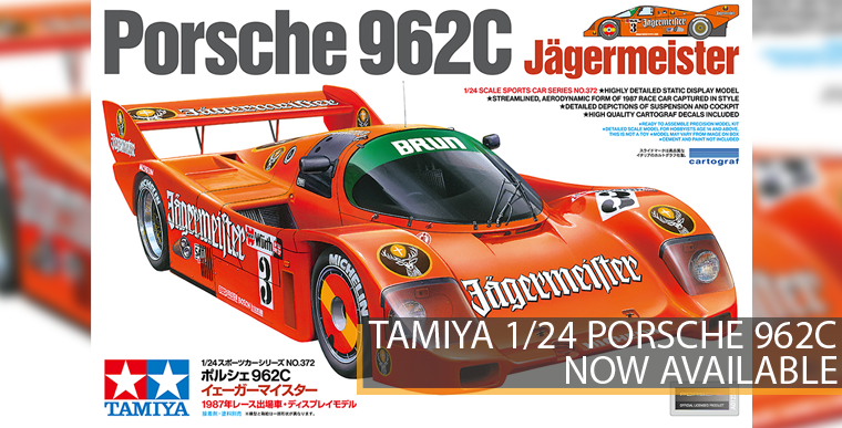 Tamiya 24372 - Porsche 962C Jägermeister / Brun 1:24