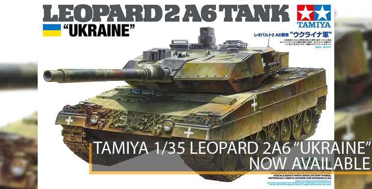 Tamiya 25207 - Leopard 2A6 - Ukraine - 1/35