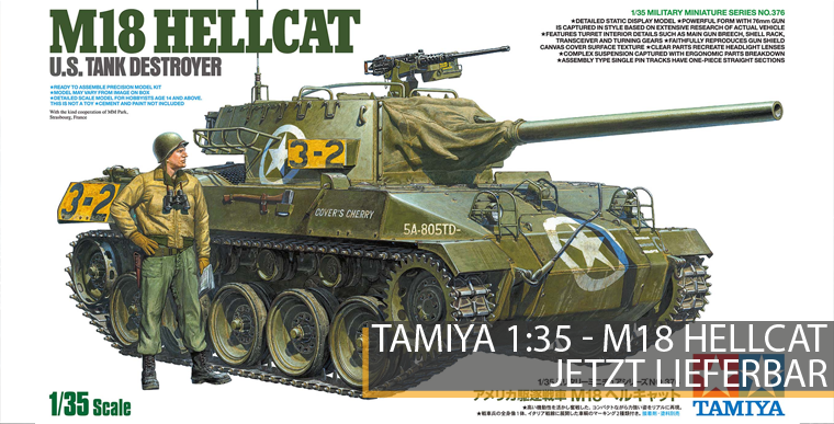 Tamiya 35376 - M18 Hellcat - 1:35