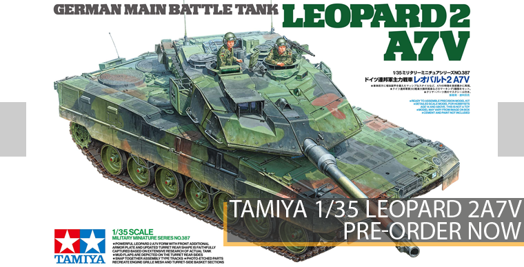 Leopard 2A7V - German Main Battle Tank - 1/35 - Tamiya 35387