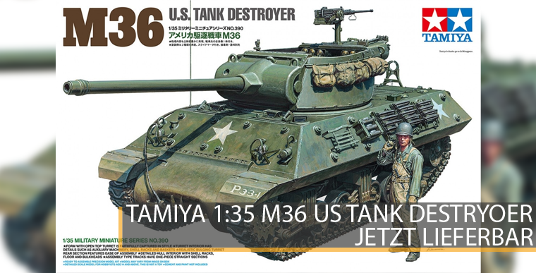 Tamiya 35390 - M36 US Tank Destroyer 1:35