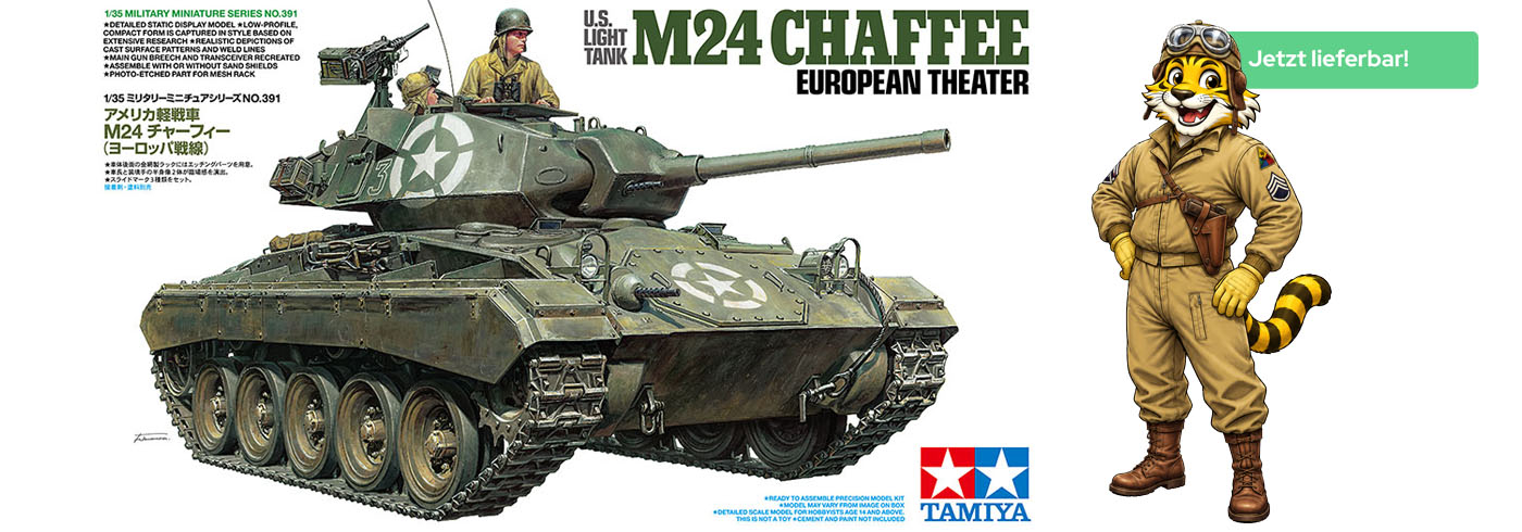 Tamiya 35391 - US M24 Chaffee European Theater - 1:35