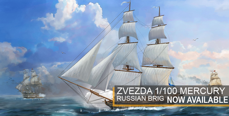 Zvezda 9067 - Mercury - Russian Brig  1/100