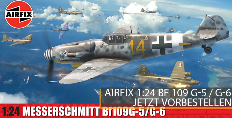 Airfix A17003 - Messerschmitt Bf 109 G-5 / G-6 1:24 Airfix A17003 - Messerschmitt Bf 109 G-5 / G-6 1:24