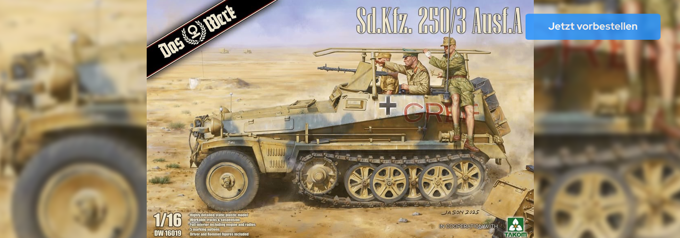 Das Werk 16019 - Sd.Kfz. 250/3 - 1:16