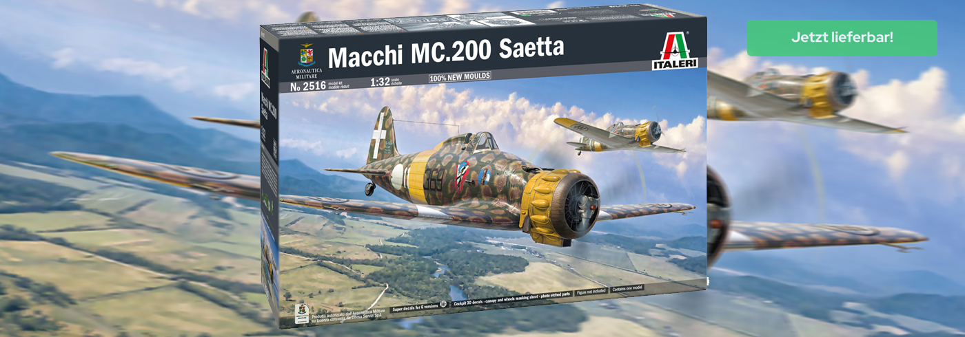 Italeri 2516 Macchi MC.200 Saetta - 1:32