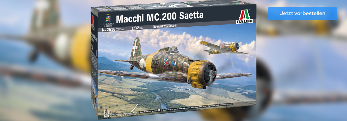 Italeri 2516 Macchi MC.200 Saetta - 1:32