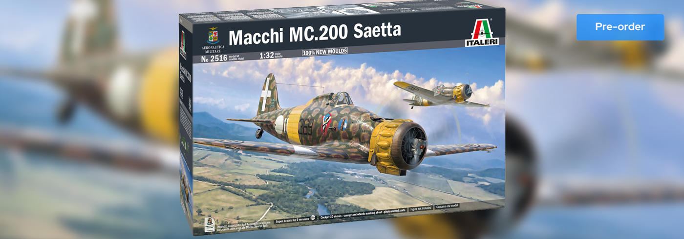 Italeri 2516 Macchi MC.200 Saetta - 1/32