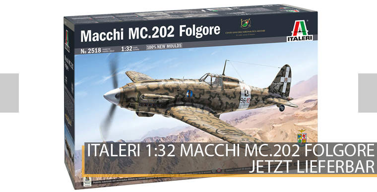 Italeri 2518 - Macchi MC. 202 Folgore - 1:32