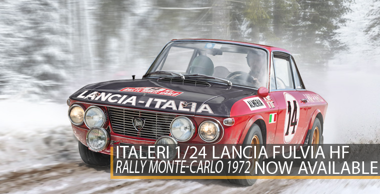 Italeri 3670 - Lancia Fulvia HF Rally Monte Carlo 1972 - 1/24