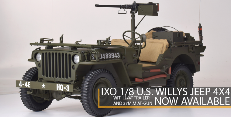 IXO Collections - US Willys Jeep 4x4 - 1/8
