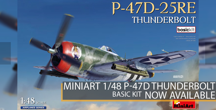 MiniArt 48009 P-47D 25RE - Thunderbolt - Basic Kit - 1/48