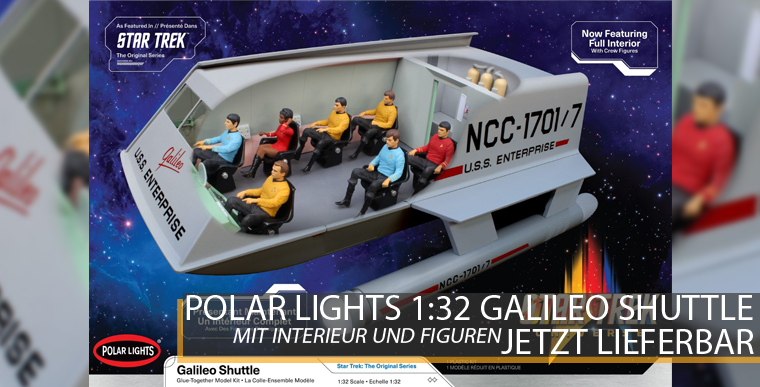Polar Lights 995 - Galileo Shuttle with Interior - 1:35