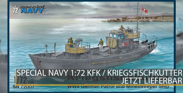 Special Navy 72007 - Kriegsfischkutter / KFK - 1:72