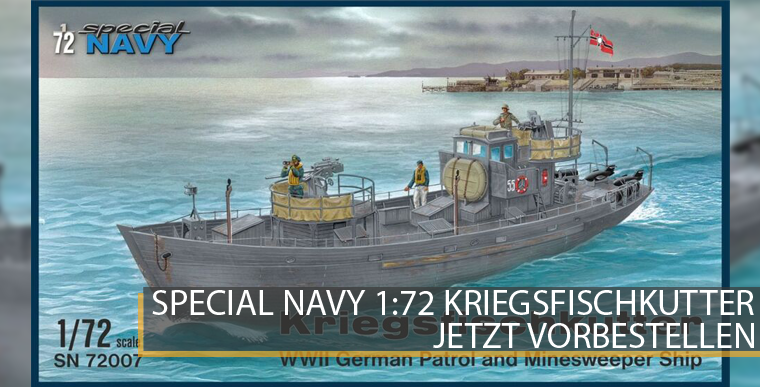 Special Navy 72007 - Kriegsfischkutter / KFK - 1:72