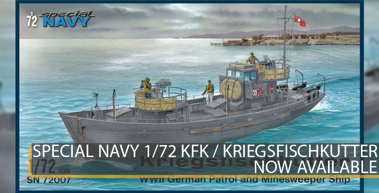 Special Navy 72007 - Kriegsfischkutter / KFK - 1/72