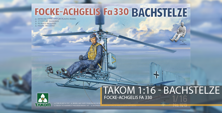 Takom 1015 - Focke Achgelis Fa 330 Bachstelze - 1:16