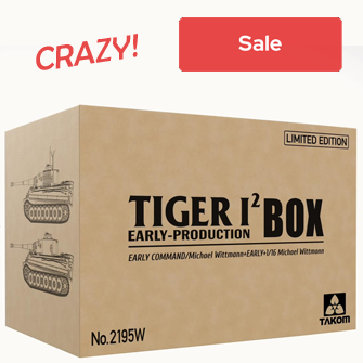 Takom 2195W Tiger I Box early - 1/35