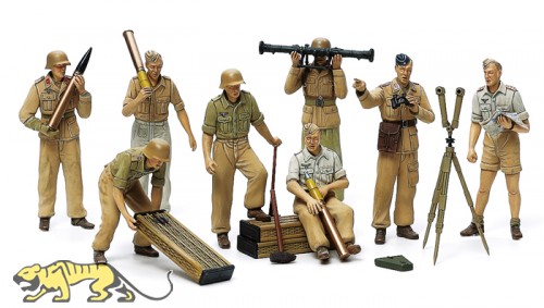 Afrika Korps - Luftwaffe Artillerie / Flak Besatzung - 1:35