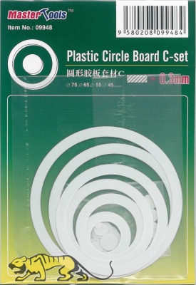 Plastik Kreise und Ringe - Set C
