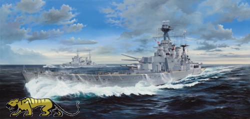 Royal Navy Battlecruiser HMS Hood - 1:200