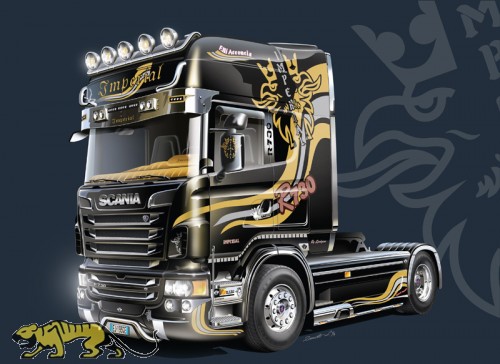 Scania R730 V8 Topline 