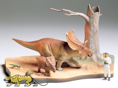 Chasmosaurus Diorama Set - 1/35