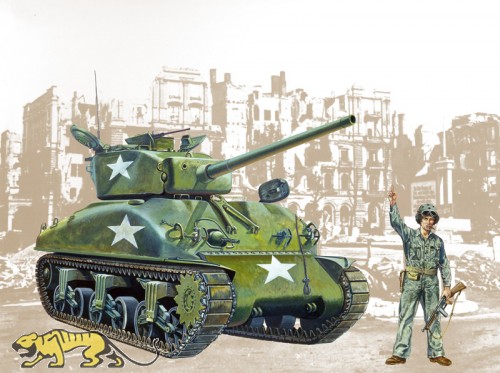 US M4A1 Sherman - 1:35