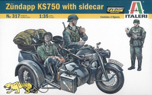 Zündapp KS750 mit Beiwagen - 1:35