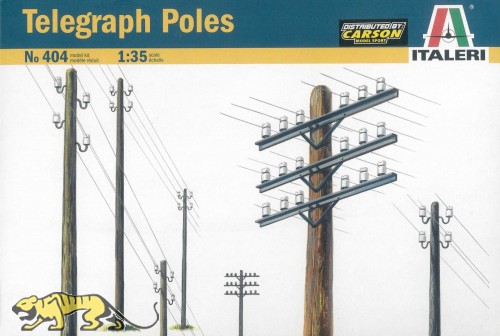 Telegraph Poles - Telegrafenmasten - 1:35