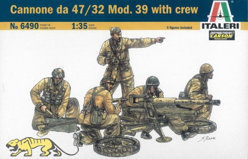 Cannone da 47/32 Mod. 39 mit Besatzung - 1:35