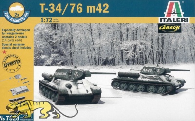 T-34/76 m42 - Set - 2 Modelle - 1:72