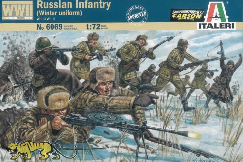 Russian Infantry - Winter Uniform - WWII - 1/72