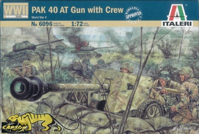 PAK 40 Antitank Gun with crew - 1/72