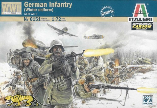 Figurenset Deutsche Infanterie in Winteruniform WWII - 1:72