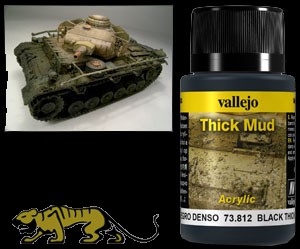 Weathering Effects 73812 - Black Thick Mud / Schwarzer Dicker Schlamm - 40ml
