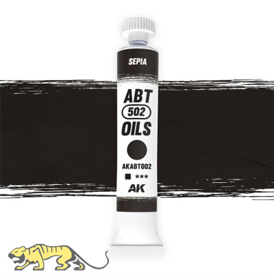 Abteilung 502 002 - Sepia - Ölfarbe - 20ml
