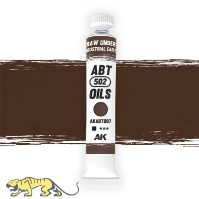 Abteilung 502 007 - Umbra roh (Raw Umber) - Ölfarbe - 20ml