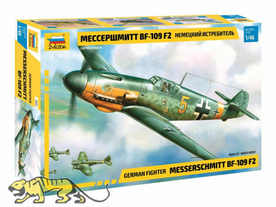 Messerschmitt Bf 109 F-2 - Deutsches Jagdflugzeug - 1:48