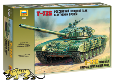 Russian Main Battle Tank T-72B with ERA - 1/35