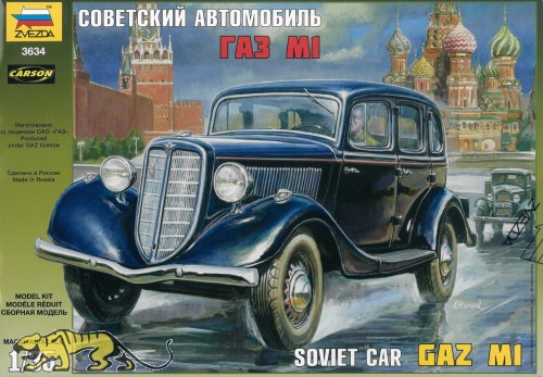 Soviet Staff Car - GAZ M1 - 1/35
