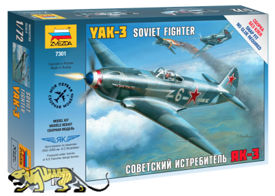 YAK-3 Sowjetisches Jagdflugzeug - 1:72