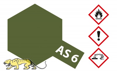 Tamiya AS6 Olive Drab - USAAF - Braunoliv - Matt - 100ml