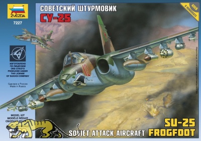 Suchoi Su-25 - Frogfoot - Sowijetisches Erdkampfflugzeug - 1:72