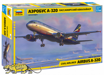 Airbus A-320 - Ziviles Passagierflugzeug - 1:144