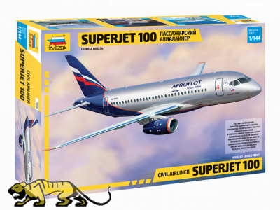 Suchoi Superjet 100 - Regionalverkehrsflugzeug - 1:144
