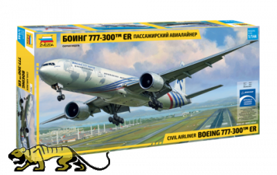 Boeing 777-300 ER - Civil Airliner - 1/144