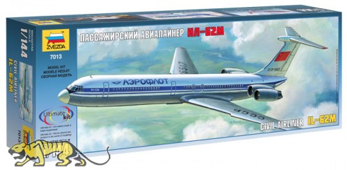 Iljuschin Il-62 - Ziviles Passagierflugzeug - 1:144