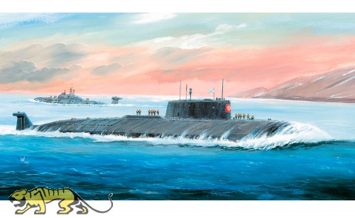 Kursk - K-141 - Russisches Atom-U-Boot - Oscar II - 1:350